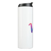 Vibe Rainbow Gradient Script Thermal Tumbler  タンブラー (回転左)