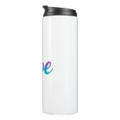 Vibe Rainbow Gradient Script Thermal Tumbler  タンブラー (回転右)