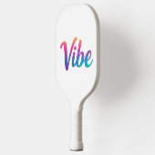 Vibe Rainbow Script Pickleball Paddle – ピックルボールラケット (左)