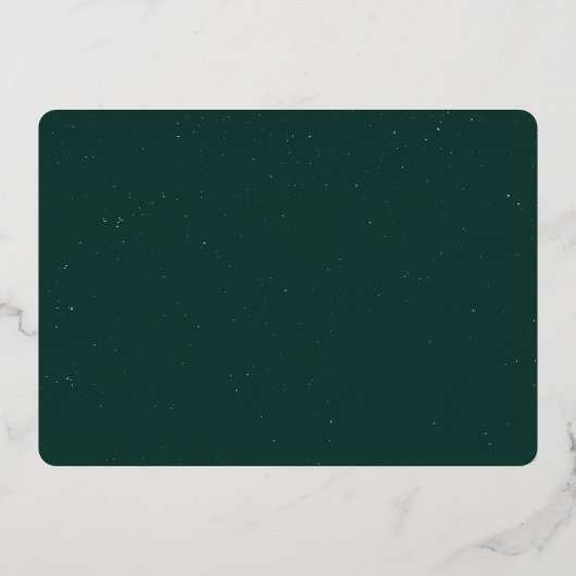 vibesのみメリーおもしろいレトロ1枚の写真クリスマス 箔シーズンカード (裏面)