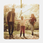 vibesのみメリーのおもしろいレトロな休日の写真 セラミックオーナメント (裏面)