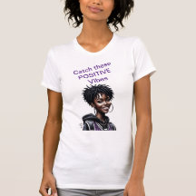 VIBESのT前向きシャツをキャッチ