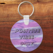 「Vibes前向き Only Purple Keychain キーホルダー (正面)