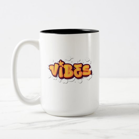 Vibes  ツートーンマグカップ (左)