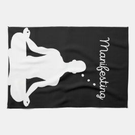 Vibes aの瞑想ビジュアル前向きの表示 キッチンタオル