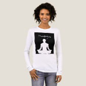 Vibes aの瞑想ビジュアル前向きの表示 トライブレンドＴシャツ (正面全体)