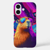 Vibes Capybara Retro Design Case-Mate iPhoneケース (裏面)