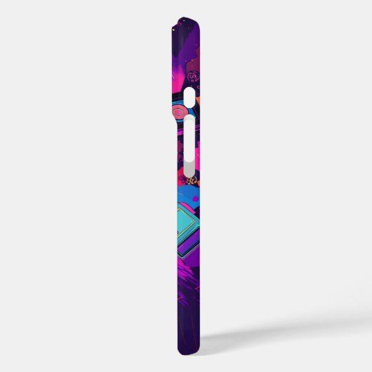 Vibes Capybara Retro Design Case-Mate iPhoneケース (裏面 / 左)