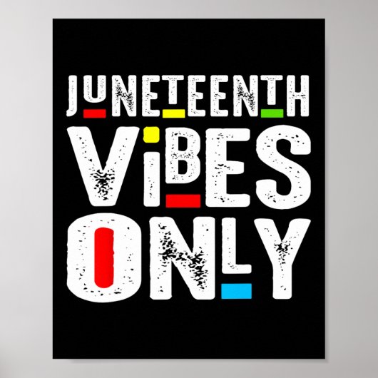Vibes Only 1865独立記念日 ポスター (正面)