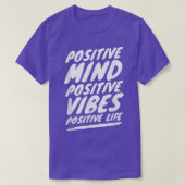 Vibes Positive Mindset Motivation Mindfulness Quot Tシャツ (デザイン正面)