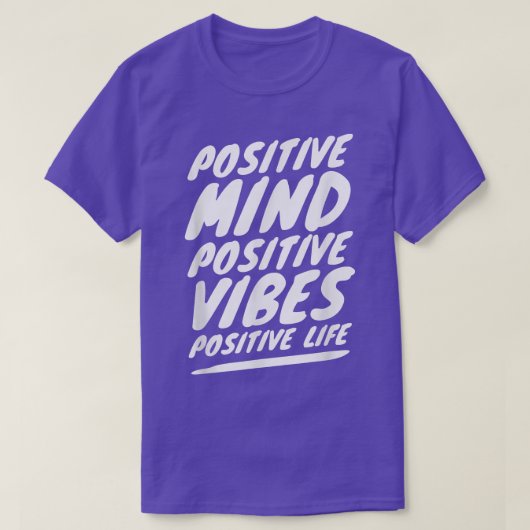 Vibes Positive Mindset Motivation Mindfulness Quot Tシャツ (デザイン正面)