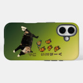 VIBES UP - 三毛猫とオオカズラチョウ Case-Mate iPhoneケース (裏面 (横))