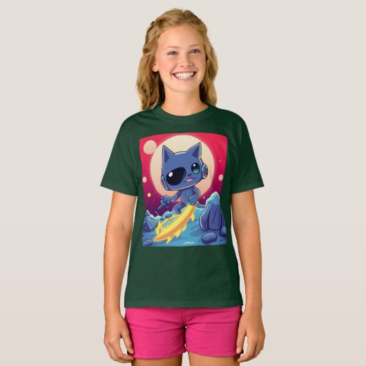 VibeWave T型 Tシャツ (正面フル)