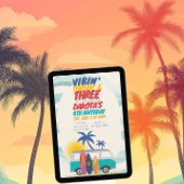 Vibin' Thrivin' & Three Surf Van 3rd Birthday 招待状