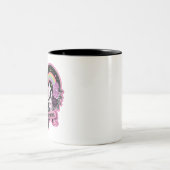 Vibing with My Demons ツートーンマグカップ (中央)