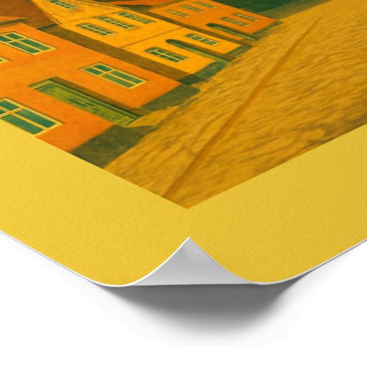 Viborg Denmark Cathedral ポスター (角)