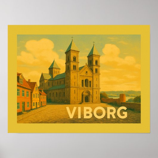 Viborg Denmark Cathedral ポスター (正面)