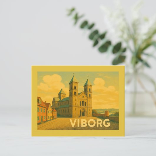 Viborg Denmark Cathedral ポストカード (スタンド正面)