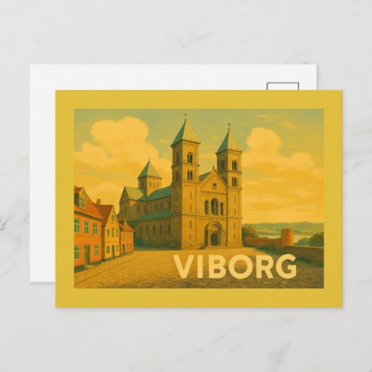Viborg Denmark Cathedral ポストカード (正面/裏面)