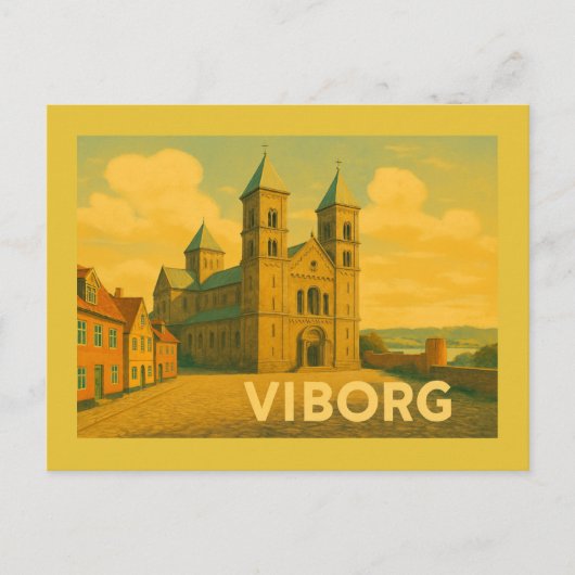 Viborg Denmark Cathedral ポストカード (正面)