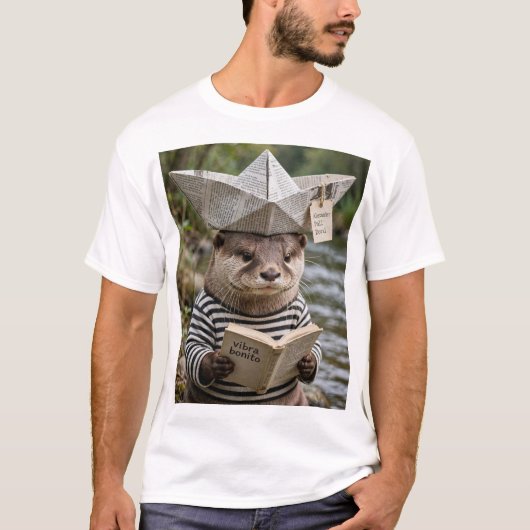 Vibra Bonito カワウソTシャツ Tシャツ (正面)