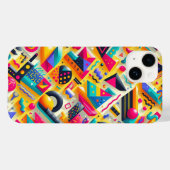 Vibrant 3D Geometric Shapes Phone Case - カラフル Case-Mate iPhoneケース (裏面 (横))