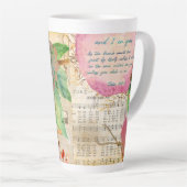 Vibrant Abide in Me Fruitful Faith Art Journal カフェラテマグ (右アングル)