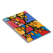 Vibrant Abstract  ノートブック (右側)