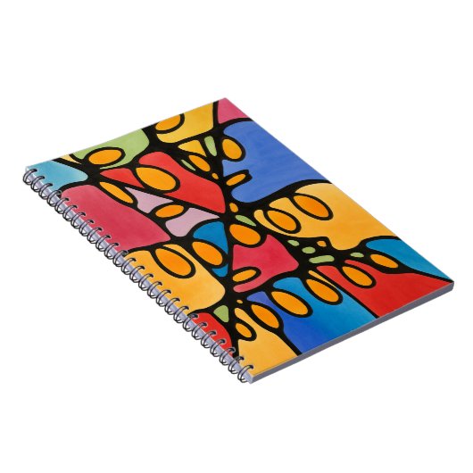 Vibrant Abstract  ノートブック (右側)