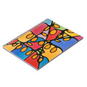 Vibrant Abstract  ノートブック (左側)