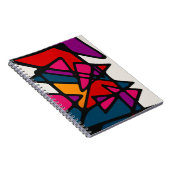 Vibrant Abstract  ノートブック (右側)