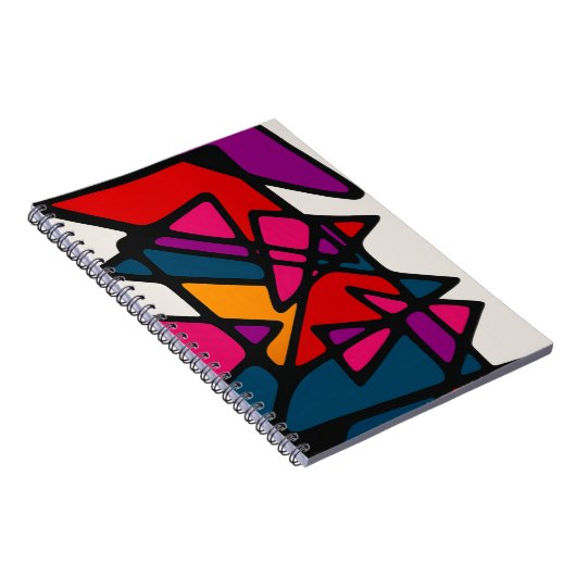 Vibrant Abstract ノートブック (右側)