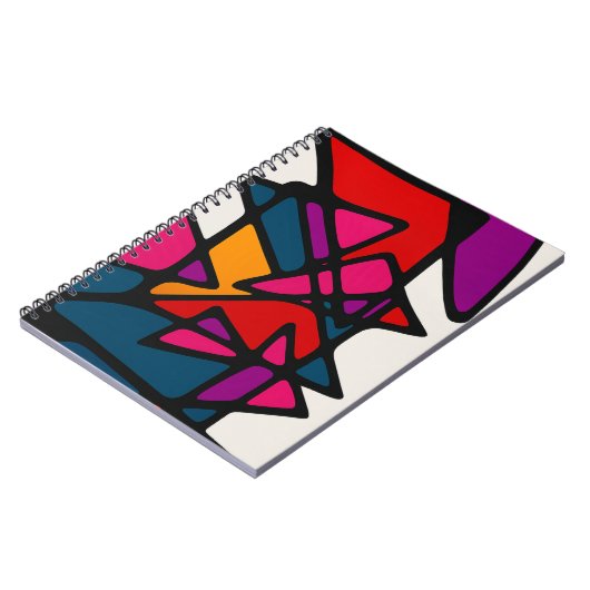 Vibrant Abstract  ノートブック (左側)
