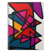 Vibrant Abstract  ノートブック (正面)