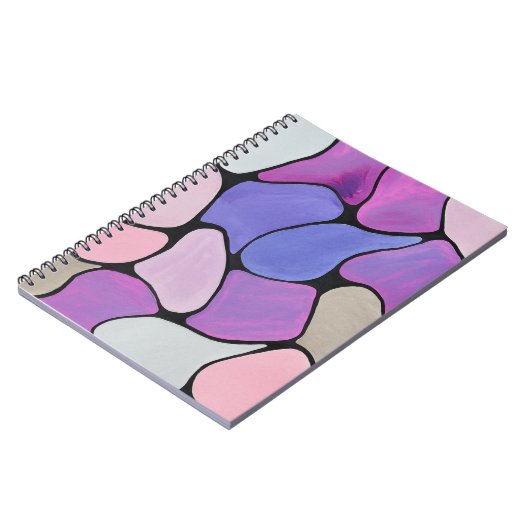 Vibrant Abstract ノートブック (左側)