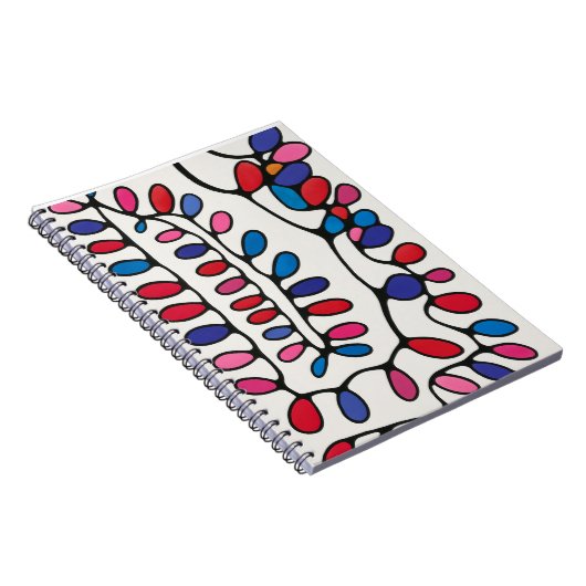 Vibrant Abstract  ノートブック (右側)