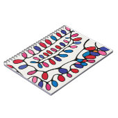 Vibrant Abstract  ノートブック (左側)