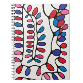 Vibrant Abstract  ノートブック (正面)