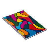 Vibrant Abstract  ノートブック (右側)