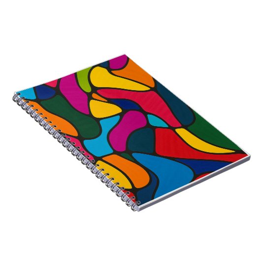 Vibrant Abstract  ノートブック (右側)