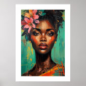 Vibrant Abstract Art Print  ポスター (正面)