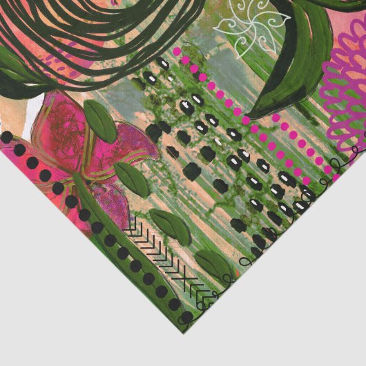 Vibrant Abstract Art Tissue Paper for Scrapbooking 薄葉紙 (詳細)