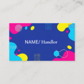 Vibrant Abstract Business Card 名刺 (正面)