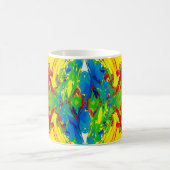 Vibrant Abstract Paint Splash Mug – Bold Artistic コーヒーマグカップ (中央)