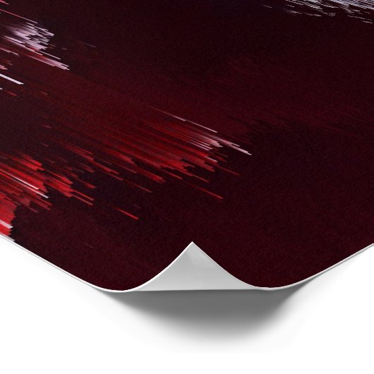 Vibrant Abstract Pattern Wall Art ポスター (角)