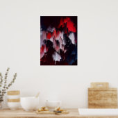 Vibrant Abstract Pattern Wall Art ポスター (キッチン)