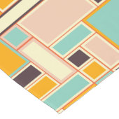 Vibrant abstract pattern with rectangles ショートテーブルランナー (コーナー)