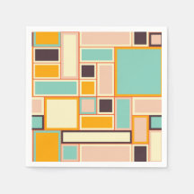 Vibrant abstract pattern with rectangles