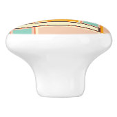 Vibrant abstract pattern with rectangles セラミックノブ (側面)