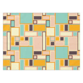Vibrant abstract pattern with rectangles テーブルクロス (正面(横))